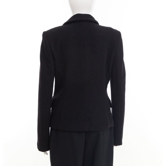 Floral embroidered wool blazer / euro 38 - Picture 5 of 7